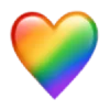 ❤️ Эмодзи «RGB Hearts» для Telegram