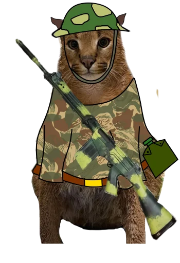 🔫 Стикер «Fan Rhodesian Pack» для Telegram