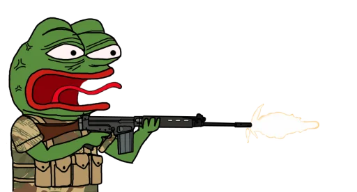 🐸 Стикер «Fan Rhodesian Pack» для Telegram