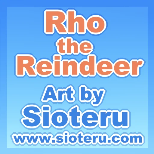📜 Стикер «Rho the Reindeer» для Telegram