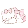 🎀 Эмодзи «Ribonya cat» для Telegram