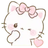 🎀 Эмодзи «Ribonya cat» для Telegram