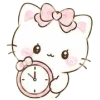 🎀 Эмодзи «Ribonya cat» для Telegram