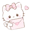 🎀 Эмодзи «Ribonya cat» для Telegram