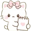 🎀 Эмодзи «Ribonya cat» для Telegram