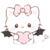 🎀 Эмодзи «Ribonya cat» для Telegram