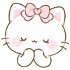 🎀 Эмодзи «Ribonya cat» для Telegram