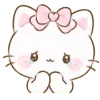 🎀 Эмодзи «Ribonya cat» для Telegram