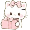 🎀 Эмодзи «Ribonya cat» для Telegram