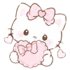 🎀 Эмодзи «Ribonya cat» для Telegram