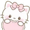🎀 Эмодзи «Ribonya cat» для Telegram