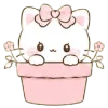 🎀 Эмодзи «Ribonya cat» для Telegram