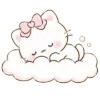 🎀 Эмодзи «Ribonya cat» для Telegram
