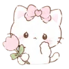 🎀 Эмодзи «Ribonya cat» для Telegram