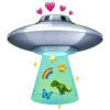 🛸 Эмодзи «Cute random» для Telegram