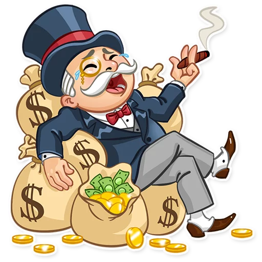 Стикерпак Monopoly для Telegram — скачать