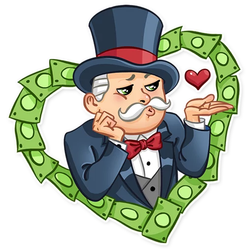 😘 Стикер «Monopoly» для Telegram