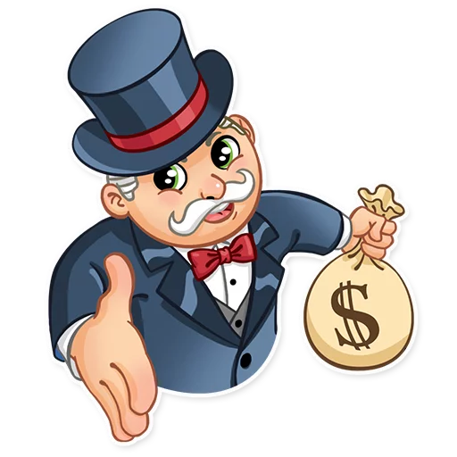 👋 Стикер «Monopoly» для Telegram