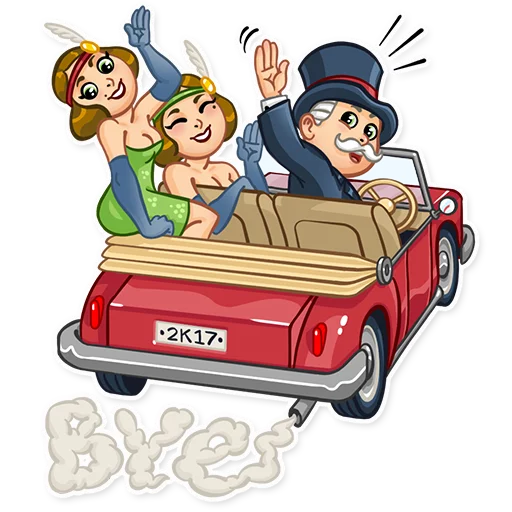 🙋‍♂️ Стикер «Monopoly» для Telegram