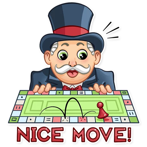 😃 Стикер «Monopoly» для Telegram