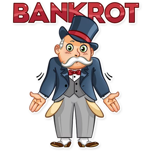 🤷‍♂️ Стикер «Monopoly» для Telegram