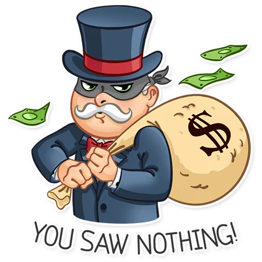 😐 Стикер «Monopoly» для Telegram