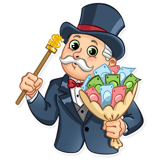 💐 Стикер «Monopoly» для Telegram