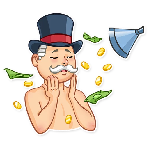 🚿 Стикер «Monopoly» для Telegram