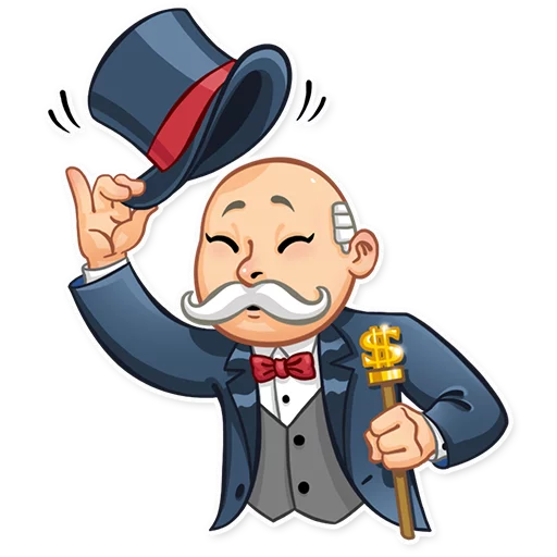 😊 Стикер «Monopoly» для Telegram