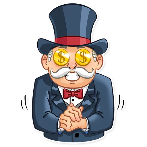 🤑 Стикер «Monopoly» для Telegram