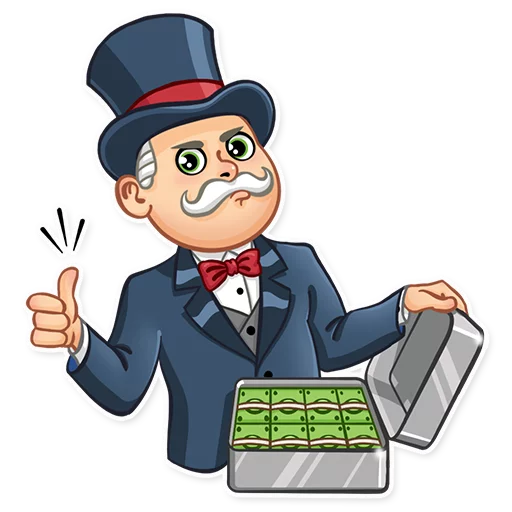 👍 Стикер «Monopoly» для Telegram