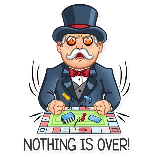 😡 Стикер «Monopoly» для Telegram