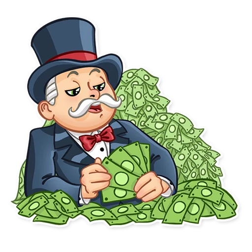 😏 Стикер «Monopoly» для Telegram