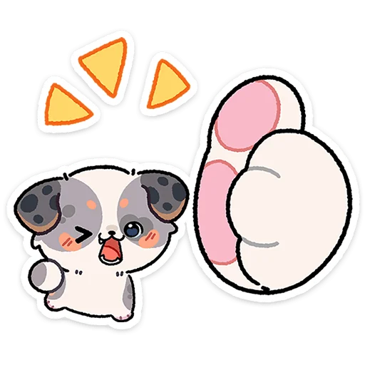 🐶 Стикер «Ричи» для Telegram