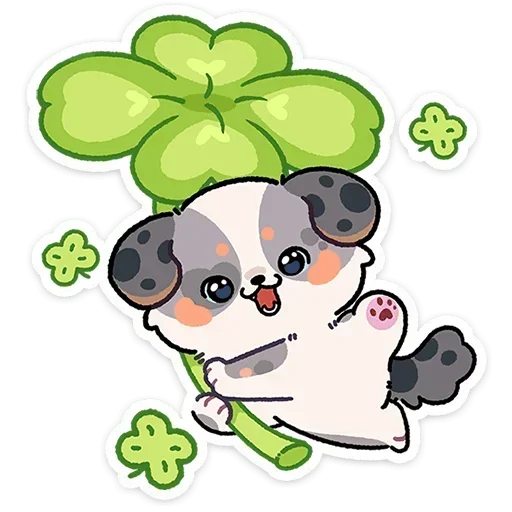 🍀 Стикер «Ричи» для Telegram