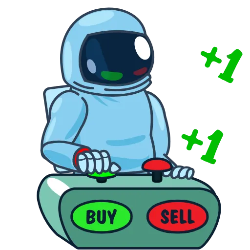 💚 Стикер «SpaceMan» для Telegram