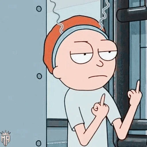 🖕 Стикер «Rick and Morty» для Telegram