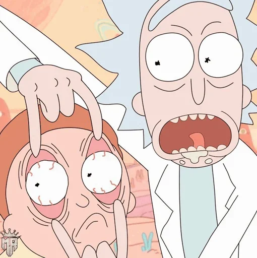 😟 Стикер «Rick and Morty» для Telegram
