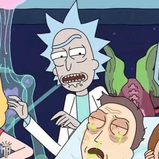 🧐 Стикер «Rick and Morty» для Telegram