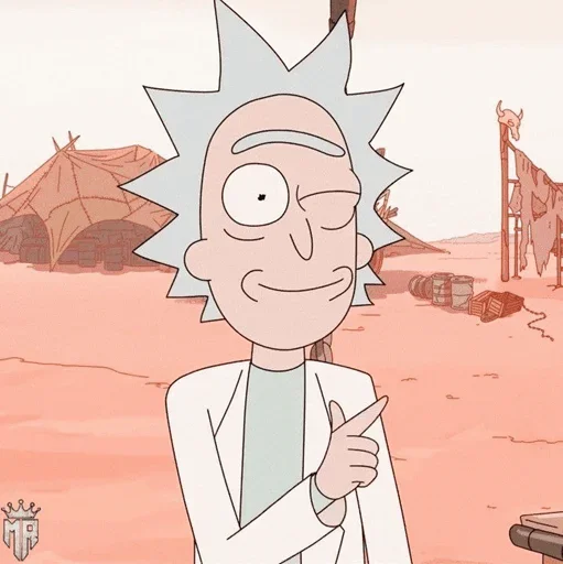 😉 Стикер «Rick and Morty» для Telegram