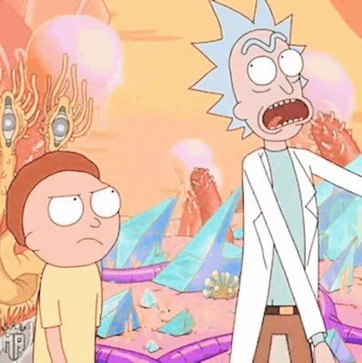🧐 Стикер «Rick and Morty» для Telegram
