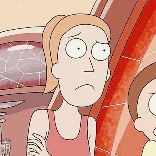 ☹️ Стикер «Rick and Morty» для Telegram