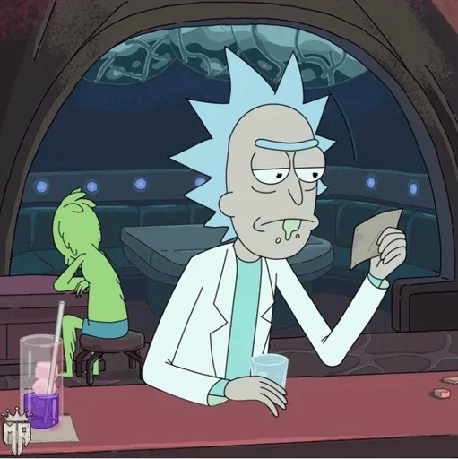 ✍️ Стикер «Rick and Morty» для Telegram