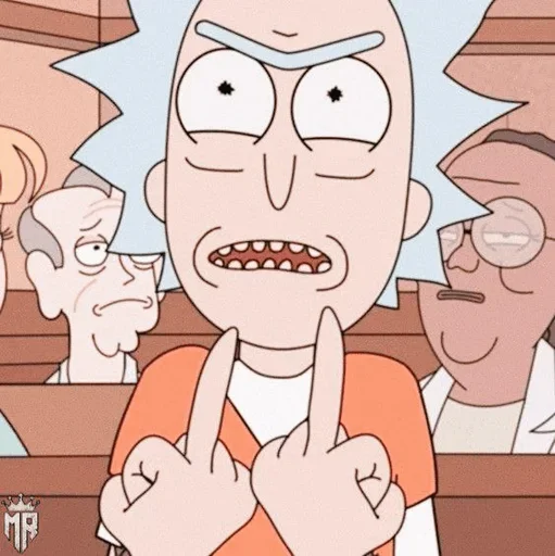 😠 Стикер «Rick and Morty» для Telegram