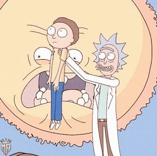 🤩 Стикер «Rick and Morty» для Telegram