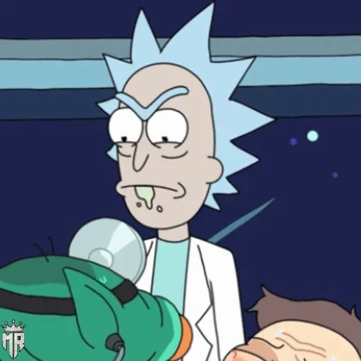 📀 Стикер «Rick and Morty» для Telegram