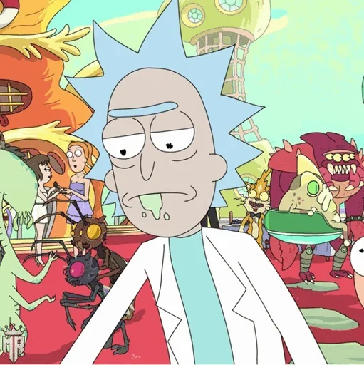 🤓 Стикер «Rick and Morty» для Telegram