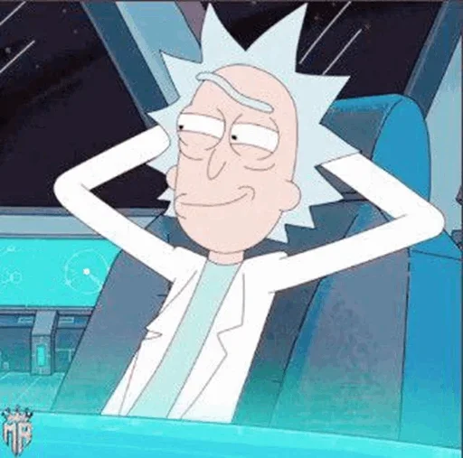 🥱 Стикер «Rick and Morty» для Telegram