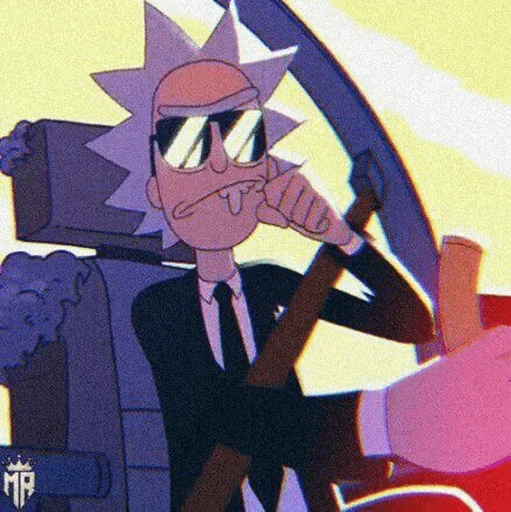 😤 Стикер «Rick and Morty» для Telegram