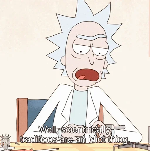 😌 Стикер «Rick and Morty» для Telegram